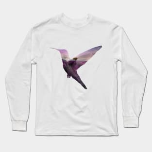 Lavender Hummingbird Long Sleeve T-Shirt